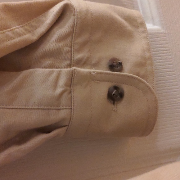 Like new bass twill button down shirt men's size 16.5 32/33 interi plaid collar - Picture 4 of 6